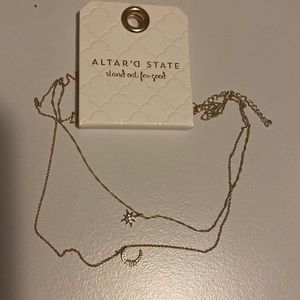 Altar’d State gold celestial necklace set